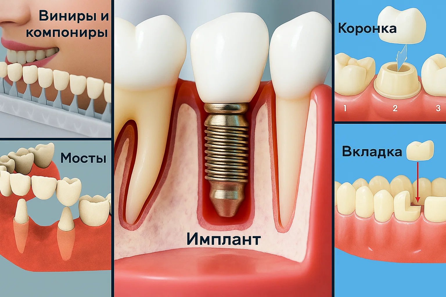 Протезирование зубов