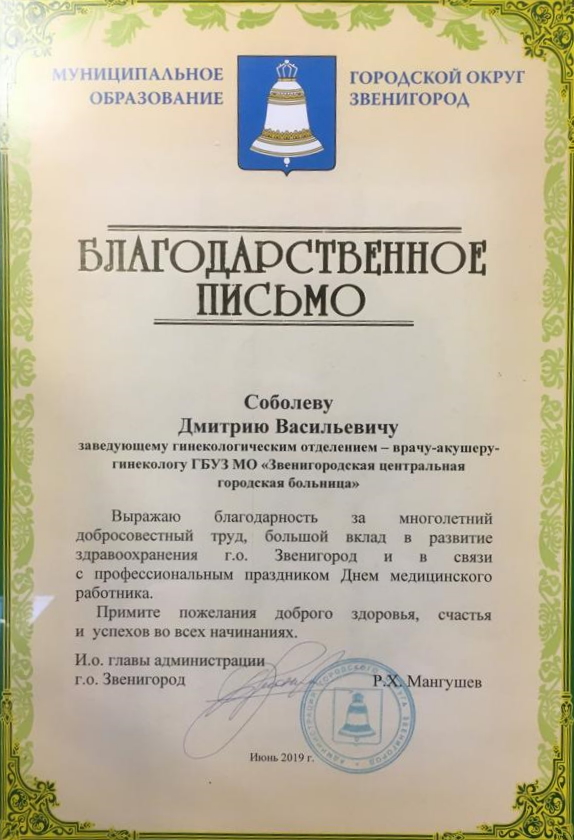 Сертификат 19